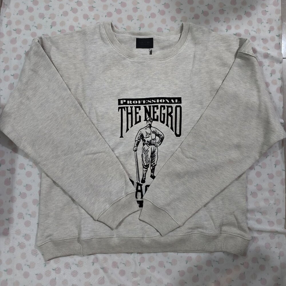 Fear of God Grey Print Long-Sleeve Sweatshirt